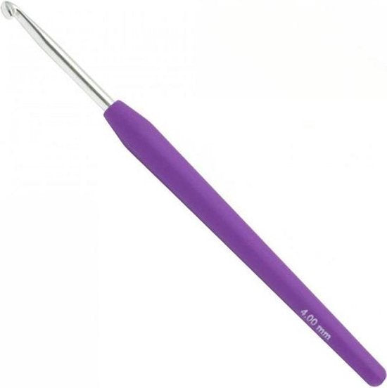 Lana Grossa Design Soft grip haaknaald 4 mm.